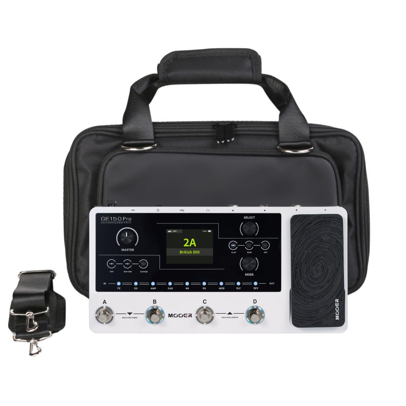 MOOER SC-200 Soft Carry Bag Pedal Board Case for Guitar Multi Effects like MOOER GE200, GE200 Plus, GE150 Pro, GE150 GE100, Music Accessories Gig Bag - Image 2